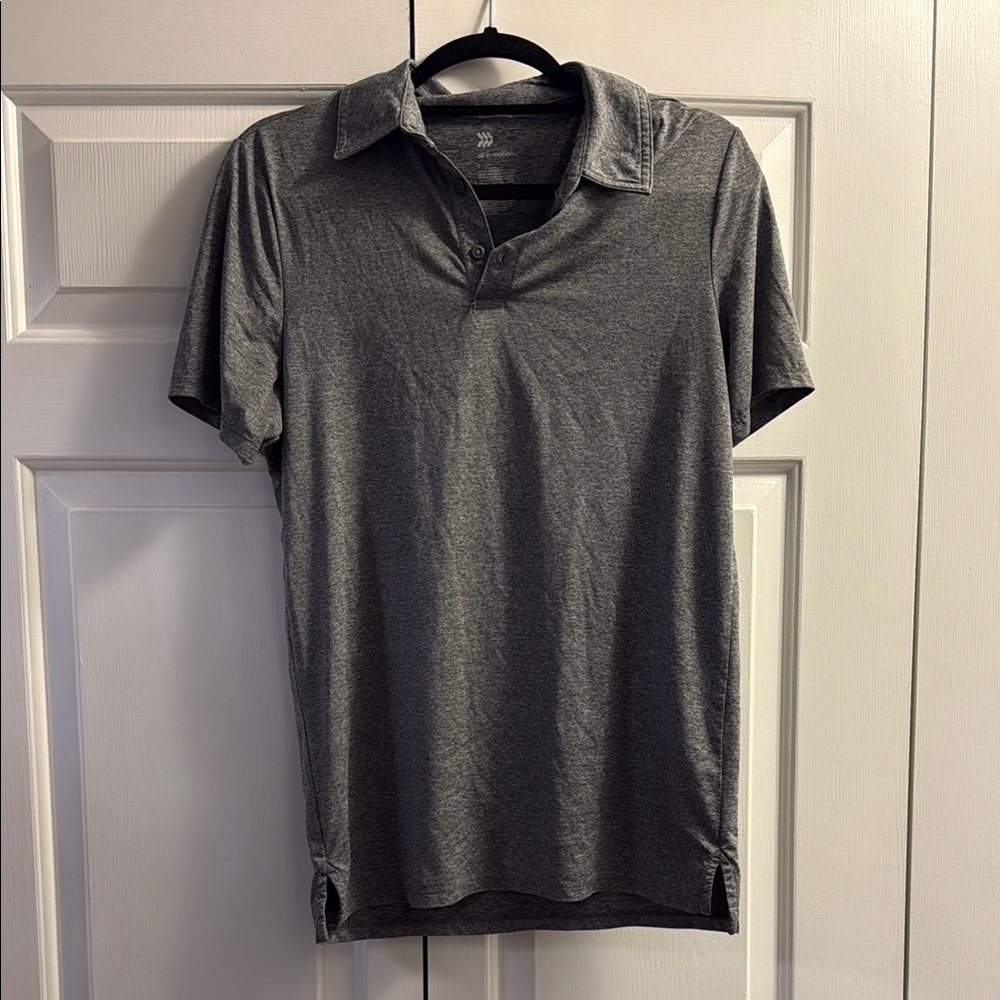 All in Motion Gray Performance Polo Shirt